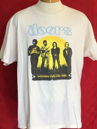 The Doors 1968 Waiting For The Sun Concert Tour T - Shirt Classic Rock Vintage St