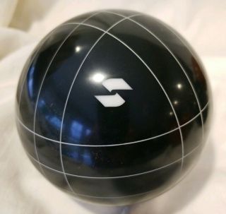 Vintage Bocce Ball Sportcraft Italy Black Replacement Ball