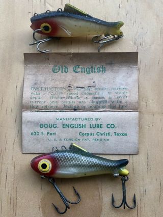 Vintage Texas Bingo Doug English Fishing Lures