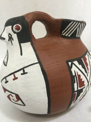 Vintage Mata Ortiz Bird Pot Pottery