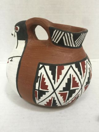 Vintage Mata Ortiz Bird Pot Pottery 2