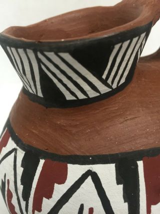 Vintage Mata Ortiz Bird Pot Pottery 5