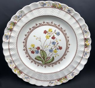 2 Vintage Copeland Spode Cowslip Dinner Plates England Porcelain 10.  5”