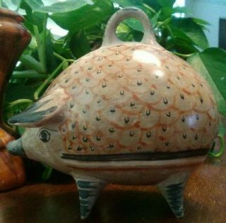 The Real Deal Vintage Mexican Pottery Piggy Bank From The 40 