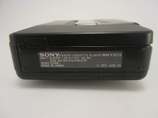Vintage Sony Portable Walkman Cassette Player AM/FM Radio WM - F2015 & Work 4