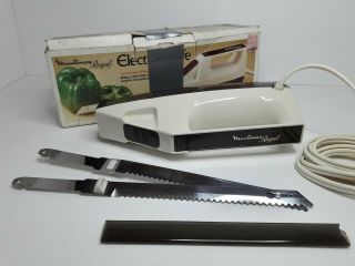 Vintage Moulinex Regal Electric Knife Made In France Model 382