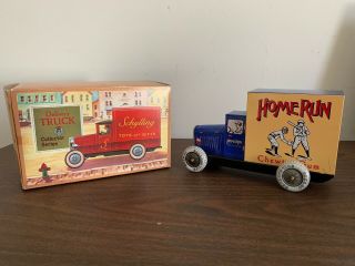 Vintage Tin Delivery Truck By Schylling Toys And Gifts - Home Run Chewing Gum