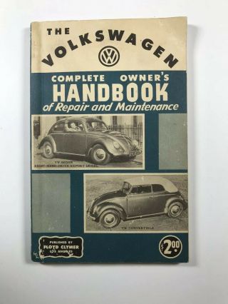 Vintage 1957 Volkswagen Complete Owner 