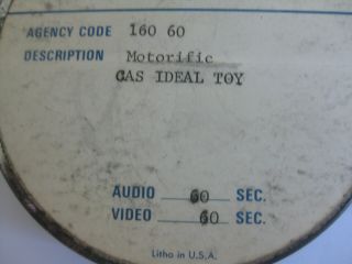 Vintage 16mm IDEAL TOY GAME Film Commercial - EARLY MOTORIFIC B&W U2 2