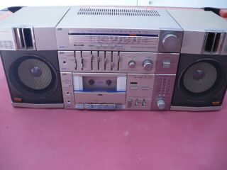 Vintage Jvc Boombox Ghettoblaster Stereo Radio Cassette Tape Japan Pc - R11jw