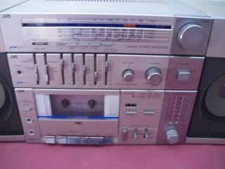 Vintage JVC boombox ghettoblaster stereo radio cassette tape Japan PC - R11JW 2