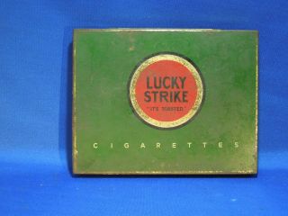 Vintage Lucky Strikes Cigarettes Tin The American Tobacco Company Tobacciana