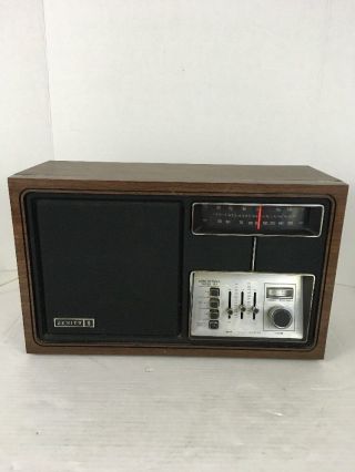 Vintage 1970’s Zenith Radio Wood Finish
