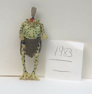 1983 Vintage Star Wars Max Rebo Band Member Sy Snootles Action Figure With Skirt