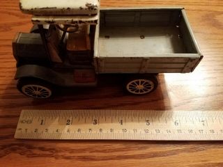VTG 1950s Tin Lithi Friction Pickup Truck Toy Made in Japan Ford Model T 4