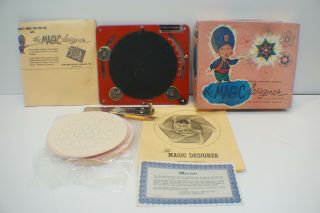 Vintage Hoot - Nanny The Magic Designer Complete W/ Instructions Extra Paper Old
