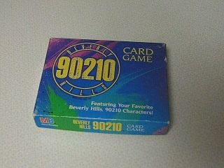 Vintage Beverly Hills 90210 Card Game By Milton Bradley,  1991