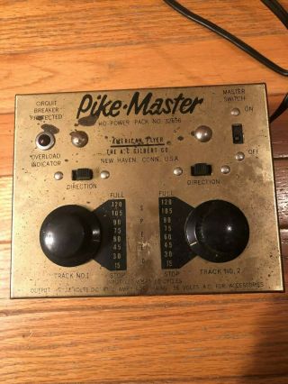 Vintage Pike - Master Ho Power Pack No.  32656 American Flyer