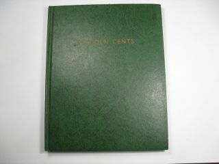 Vintage 1958 Whitman Book With 150 Lincoln Cents 1909 To 1971.  37