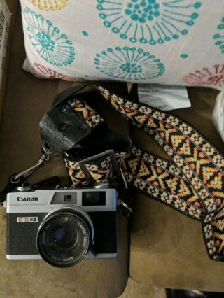 Canon Canonet Ql17 40mm F1.  7 Vintage Film Camera