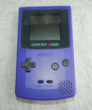 Vintage Nintendo Gamboy Color Purple