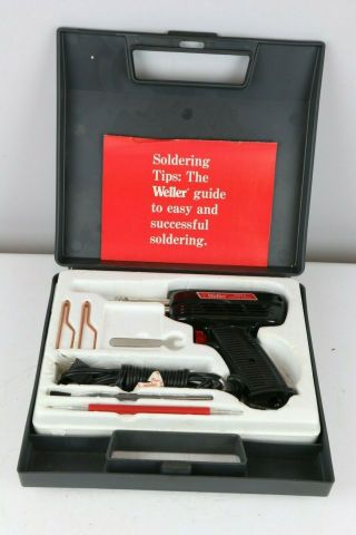 Vintage Weller 8200n Soldering Gun With Accessories And In The Box -