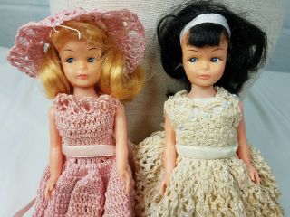 Vintage Hong Kong Dolls 1960s Skipper Clones Teen Fashion Blonde Brunette Cute