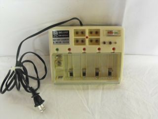 Vintage GN Deluxe Universal Battery Charger & Meter Tester WY - 108 2