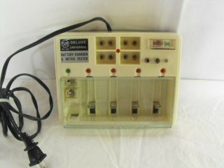 Vintage GN Deluxe Universal Battery Charger & Meter Tester WY - 108 3