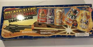 Vintage Tin Can Alley Electronic Shooting Game By Vision Toys Everything