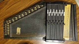 Vintage Oscar Schmidt Autoharp 12 Chord With Case Made In Jersey City
