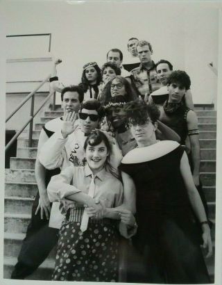 1983 Vintage Square Pegs,  Devo Band Press Photo Sarah Jessica Parker