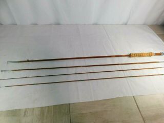 Vintage South Bend 4 Piece 358 - 9 Bamboo 2 Tip Fly Rod 9 Ft 5