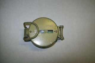 Vintage Lensatic Compass - Liquid Filled Japan Gold