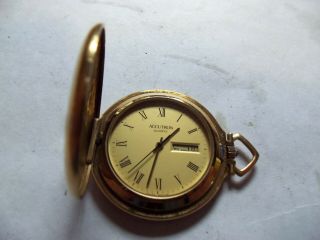 Vintage Bulova Accutron Hunter Case Pocket Watch