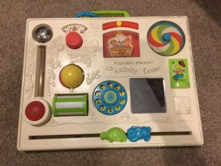 Vintage Fisher Price Activity Center 134 Busy Board Made In Usa