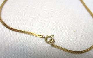 Vintage 1/20 14KT Yellow Gold Filled Chain Necklace 18 