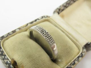 Vintage Sterling Silver 925 & Diamond Ring