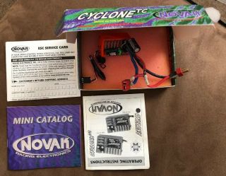 Vintage Novak Cyclone Tc Electronic Speed Control Vgc Bench