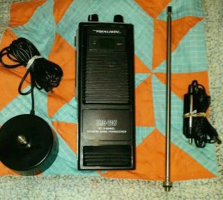 Vintage - Realistic Model Trc - 207 - 40 Channel Citizens Band Transceiver Cb Radio
