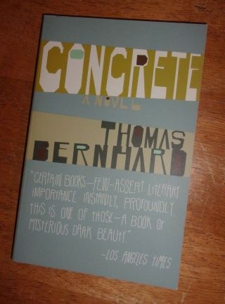 Concrete (vintage International) By Bernhard,  Thomas