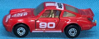 Vintage 1978 Matchbox Lesney Superfast 3 Red Porsche Turbo Made In England