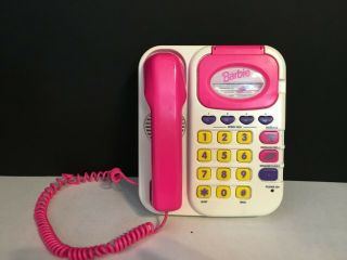 Vintage Barbie Talking Phone Answering Machine - Great