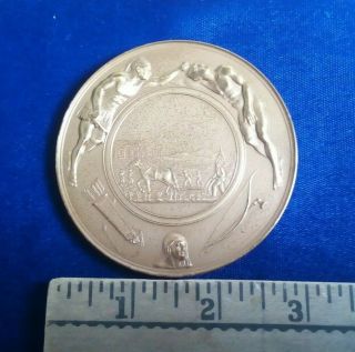 Vintage Us Abraham Lincoln Bronze Peace Medal Medallion 3 inches. 2