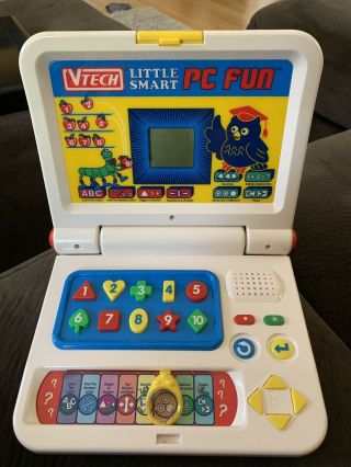Vtech Little Smart Pc Fun Laptop Perfectly 1990s Vintage