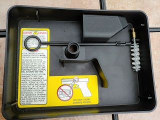 Glock 21 Pistol Box Tupperware Case Vintage W/ Rod Brush & Mag Loader 45 Caliber 5