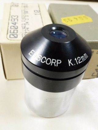 Vtg Optics Japan Kellner K.  12mm Telescope Eyepiece Lens 1 1/4 " Diameter