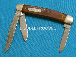 Vintage Ulster Usa 58ot Old Timer Jr Stockman Knife Knives Schrade Walden Pocket
