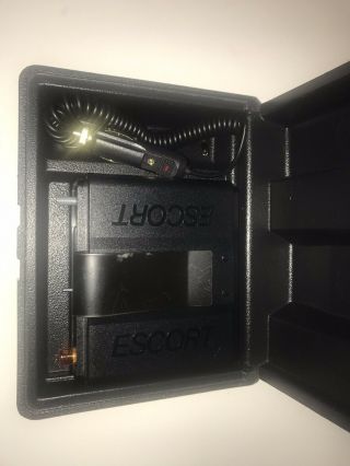 Vintage Escort Radar Warning Receiver With Charger And Case
