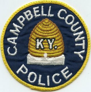 Old Vintage Campbell County Kentucky Ky Beehive Police Patch
